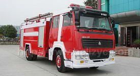 斯太爾單橋泡沫消防車(chē)圖片