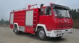 陜汽單橋水罐消防車(chē)圖片