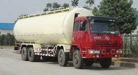 陜汽德龍粉粒物料運輸車(chē)圖片